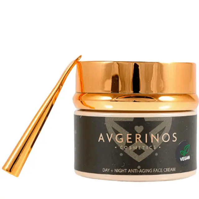 AVGERINOS COSMETICS 24ωρη Κρέμα Προσώπου για Ενυδάτωση, Αντιγήρανση & Ανάπλαση με Υαλουρονικό Οξύ 50ml 2