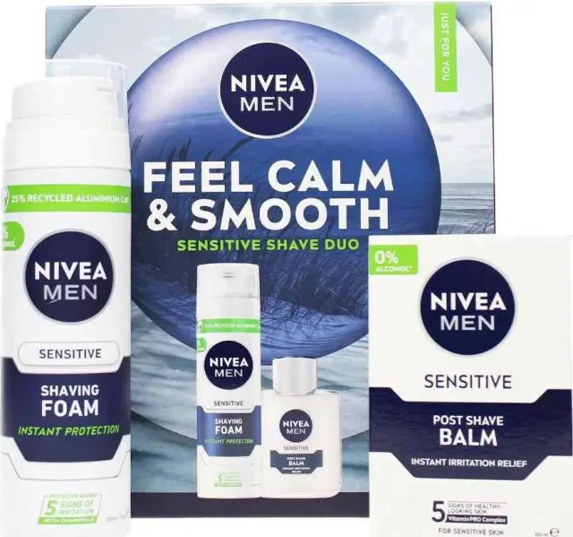 Nivea Men Calm & Smooth Set Σετ Περιποίησης 2τμχ