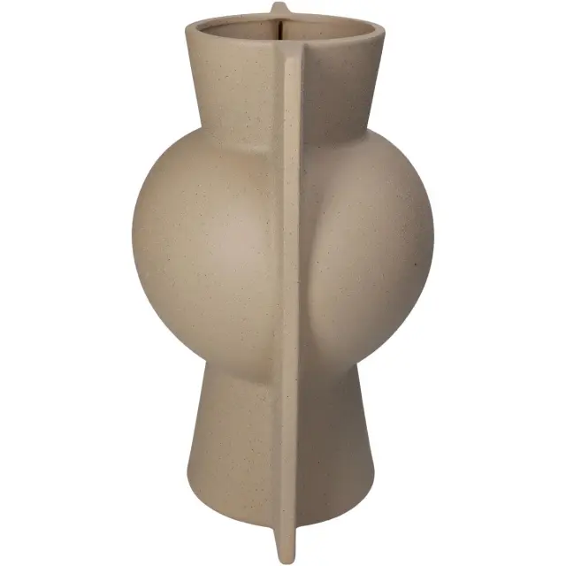 Βάζο Μπεζ Κεραμικό 20x18x28.5cm 2