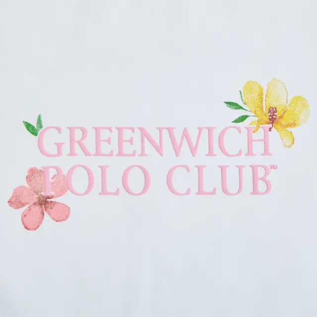 Μπλούζα Greenwich Polo Club με ανάγλυφα και glitter στοιχεία 2