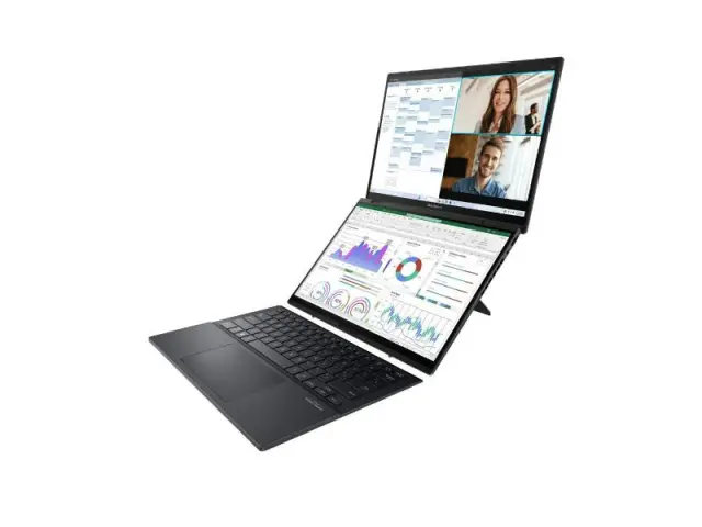 Notebook Laptop Asus Zenbook UX8406CA-OLED-PZ068X Duo 14 OLED /U9-285H / 32GB/ 2TB SSD/ Intel Arc Graphics/ Windows 11 Pro/ 2Y 90NB14X1-M00A40 3