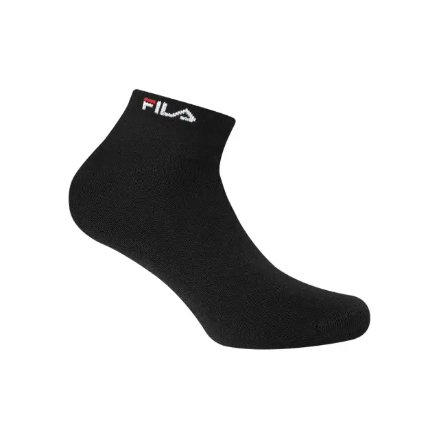 FILA Unisex Κάλτσες Σοσόνια Bamboo Invisible Plain- 3 Ζεύγη, Χρώμα Μαύρο - 35-38 2