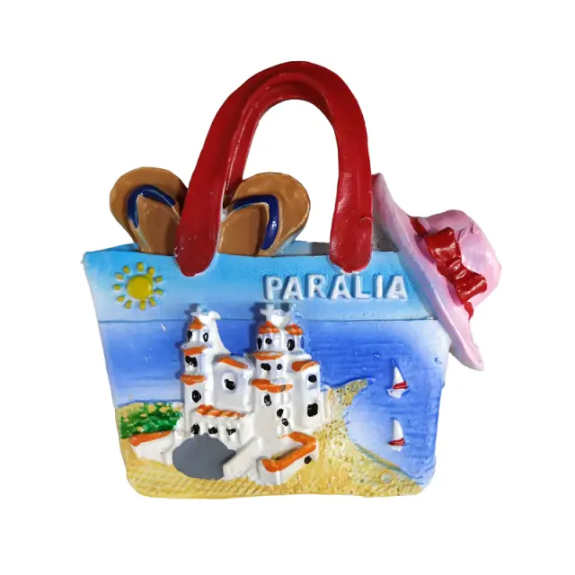 Tουριστικό μαγνητάκι Souvenir - Σετ 12pcs - Paralia - 678114