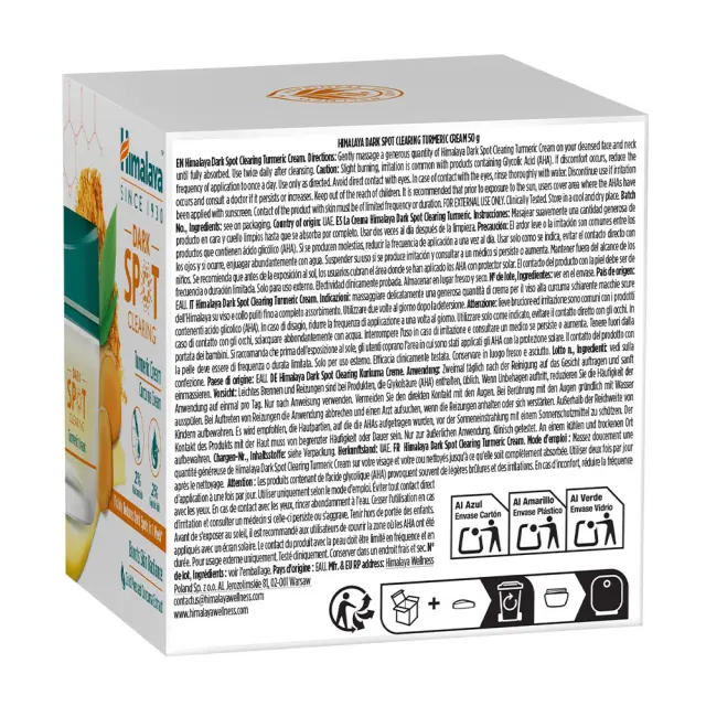 Himalaya Dark Spot Clearing Curcuma Turmeric Cream 3