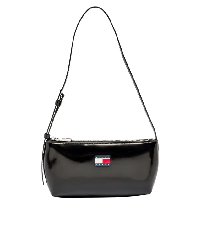 Γυναικεία Τσάντα Ώμου Tommy Hilfiger AW0AW17866-BDS Μαύρη Μαύρο - One Size