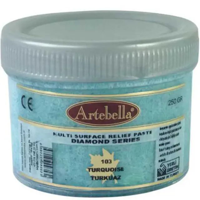 Artebella Πάστα Relief Diamond Series 103 Turquoise - 250gr