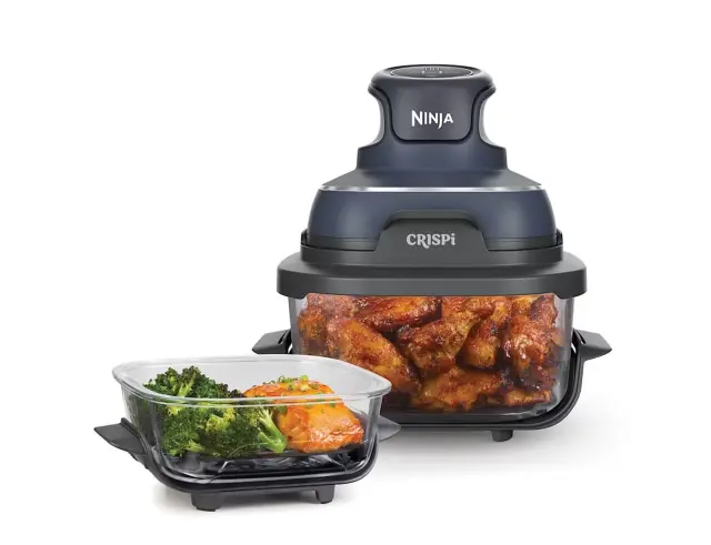 Φριτέζα αέρος Ninja CRISPi 4 σε 1 FN101EUGY με ισχύ 1700W και χωρητικότητα 1.4L και 3.8L - Cyber Space BlueFN101EUGY 2