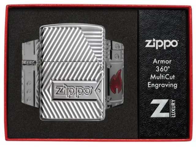 ZIPPO Αναπτήρας - 29672 Bolts® Geometric 360 Design