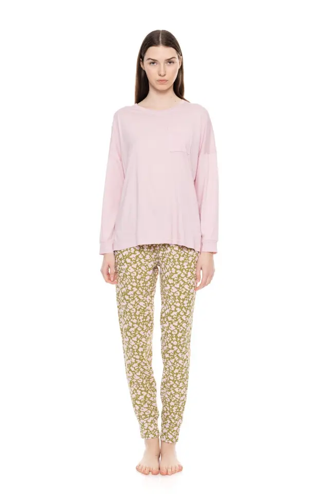 W1609 - Type - PYJAMA GREEN BLOSSOM