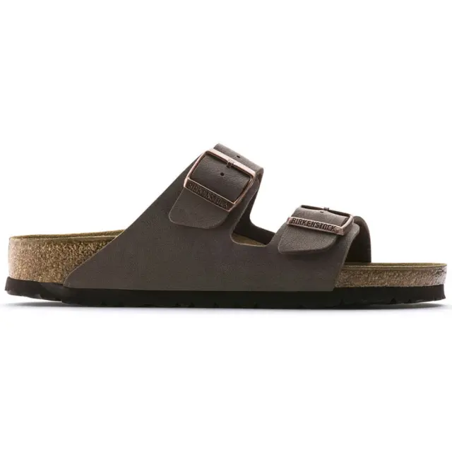 Birkenstock Πέδιλα Unisex Birko-Flor-Nubuck(ανθεκτικό υλικό της Birkenstock-επιτρέπει την επαφή με το νερό) Καφέ BIR/ARIZONA 151183 MOCCA BF