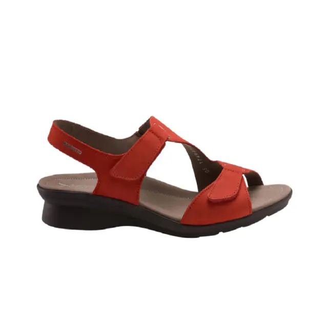 Mephisto Πέδιλα Γυναικείο δέρμα Nubuck Κόκκινο MEP/PARIS SCARLET