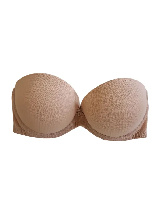 Miss Rosy Linea Στράπλες Σουτιέν Με Ενίσχυση Μπεζ - 70C