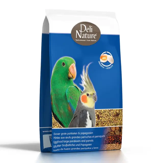 Deli Nature Eggfood Large Parakeets and Parrots Moist 1kg