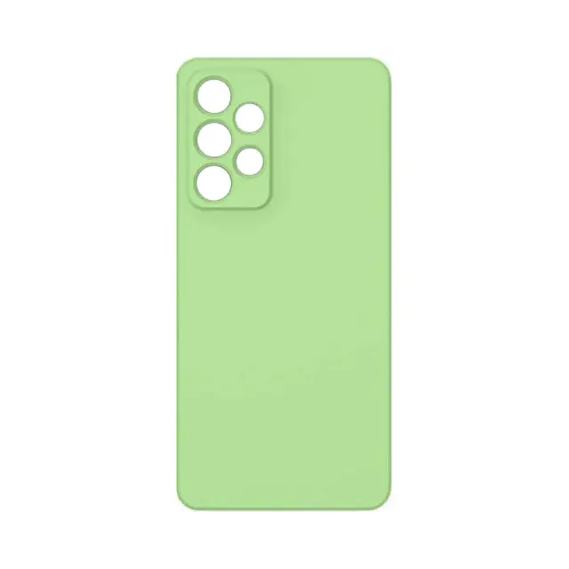 Θήκη Σιλικόνης Soft Back Liquid Silicone Case Για Samsung Galaxy A53 5G Λαχανί
