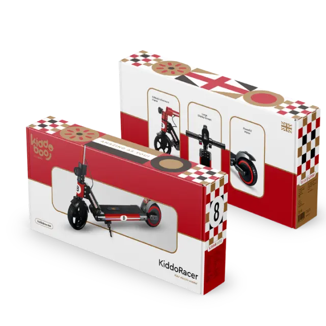 Kiddoboo E-Scooter KiddoRacer Κόκκινο (KBJY65LRED) 2