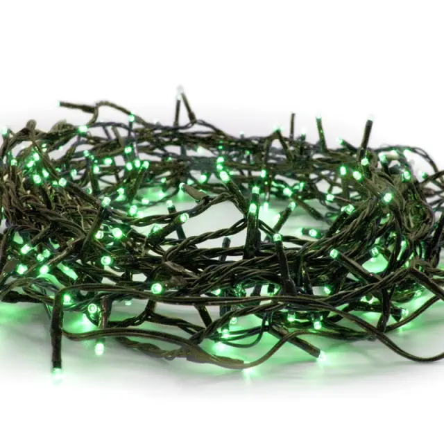 ΛΑΜΠΑΚΙΑ 180 LED ΣΕ ΣΕΙΡΑ ΚΑΟΥΤΣΟΥΚ ΠΡΑΣΙΝΑ ΑΝΑ 50mm ΑΝΤΑΠΤΟΡΑ 31VDC ΜΕ 8 ΠΡΟΓΡΑΜΜΑΤΑ & ΚΑΛΩΔΙΟ ΠΡΑΣΙΝΟ 3m IP44 / X08180512