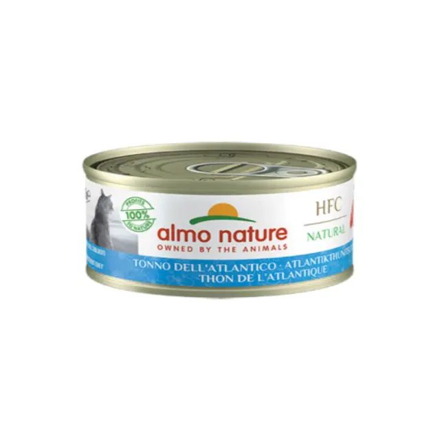 Almo Nature Cat Adult HFC Natural Κονσέρβα Τόνος Ατλαντικού 70gr Μονόχρωμο