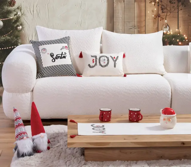ΧΡΙΣΤΟΥΓΕΝΝΙΑΤΙΚΟ ΔΙΑΚΟΣΜΗΤΙΚΟ ΜΑΞΙΛΑΡΙ CHRISTMAS IS ALL AROUND 45X45 NEF-NEF HOMEWARE 2