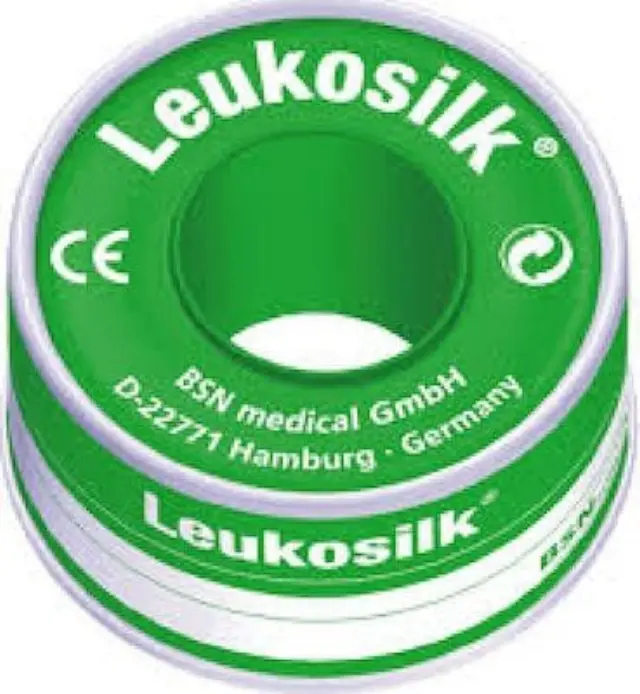 LEUKOPLAST Leukosilk Αυτοκόλλητη Eπιδεσμική Tαινία 1,25cm x 4,6m, 1τεμ