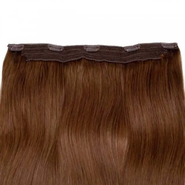 SEAMLESS1 HAIR EXTENSIONS ΤΡΕΣΑ ΜΕ 1 ΚΛΙΠ MOCHA 55CM