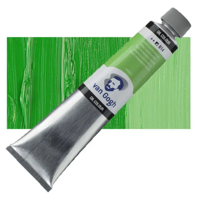 Λάδι Talens Van Gogh - 614 Permanent Green Medium - 60ml