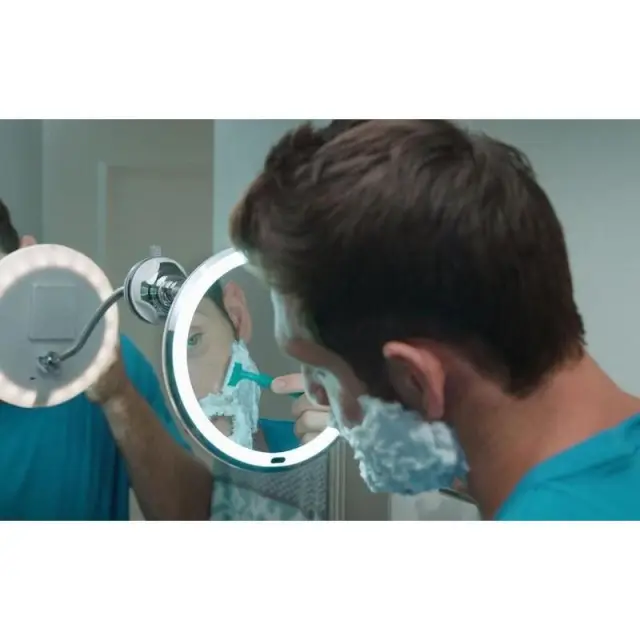 Μεγεθυντικός καθρέφτης με φωτισμό Led - Flexible Mirror 10x Magnification 2