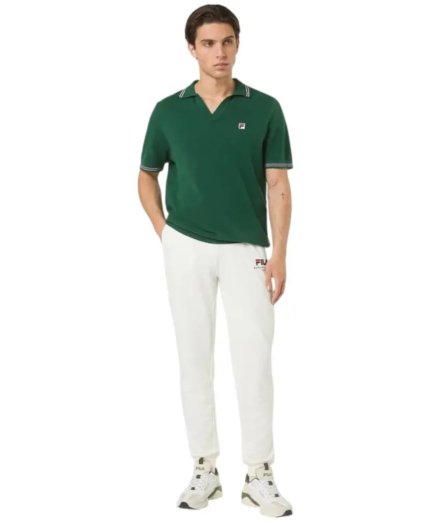 Fila - Ανδρικό Παντελόνι Φόρμας Valsera FAU0228-10001 Λευκό 3