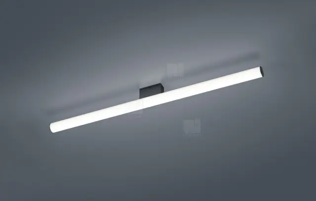 LOOM Φωτιστικό Τοίχου Μπάνιου LED IP44 Μαύρο Ματ 90cm 2