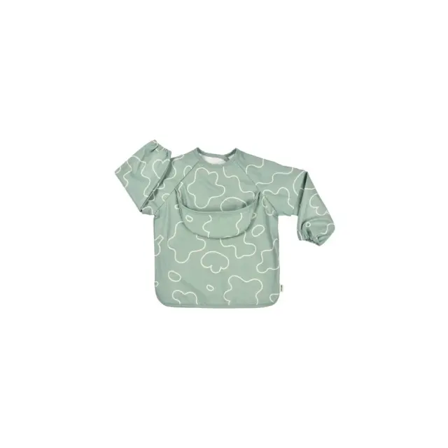 Σαλιάρα 2 in 1 Beaba Αφαιρούμενα Μανίκια Sage Green BR79261 2