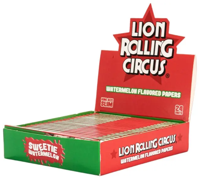 Lion Rolling Circus Χαρτάκια 32φ. King Size - Καρπούζι (Sweetie Watermelon) 2