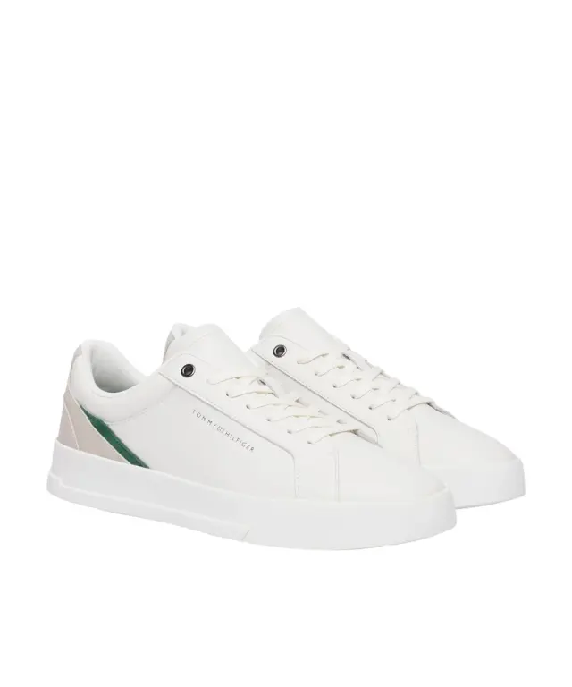 Tommy Hilfiger - Ανδρικά Sneakers Th Court Premium FM0FM05879-YBL Λευκό 2