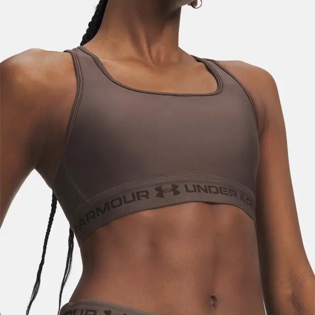 Under Armour Women's Crossback Mid Bra Καφέ 1361034-200 (Under Armour) 3