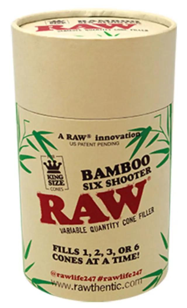 RAW Bamboo Six Shooter - Γέμισμα Κώνου 3