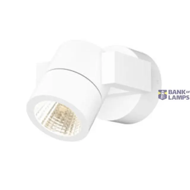 ORIT wall white LED SPOT 6W 80° IP44 3000K R12020 RENDL