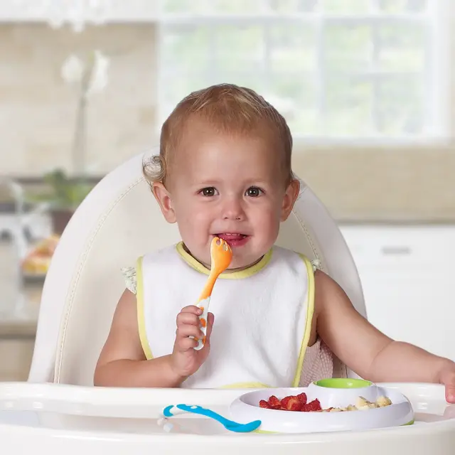 Munchkin Multi Coloured Forks & Spoons Πολύχρωμα Κουταλάκια και Πιρουνάκια (12m+) 6τμχ 3