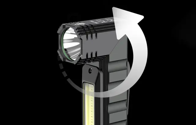 Superfire G19 multifunction flashlight, 200lm, USB 2