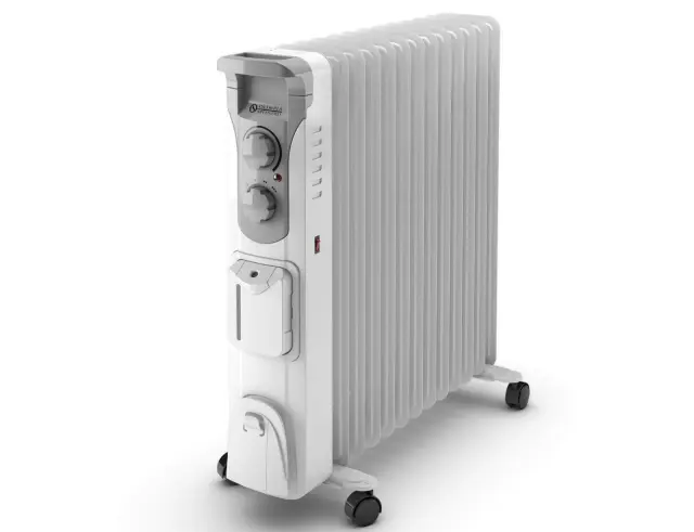 Καλοριφέρ Λαδιού Olimpia Splendid CaldoRad Humi 13 με ισχύ 2500W και 3 επίπεδα θέρμανσης - White