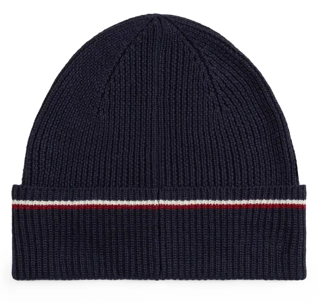 Tommy Hilfiger Ανδρικός Πλεκτός Σκούφος Σκούρο Μπλε 3