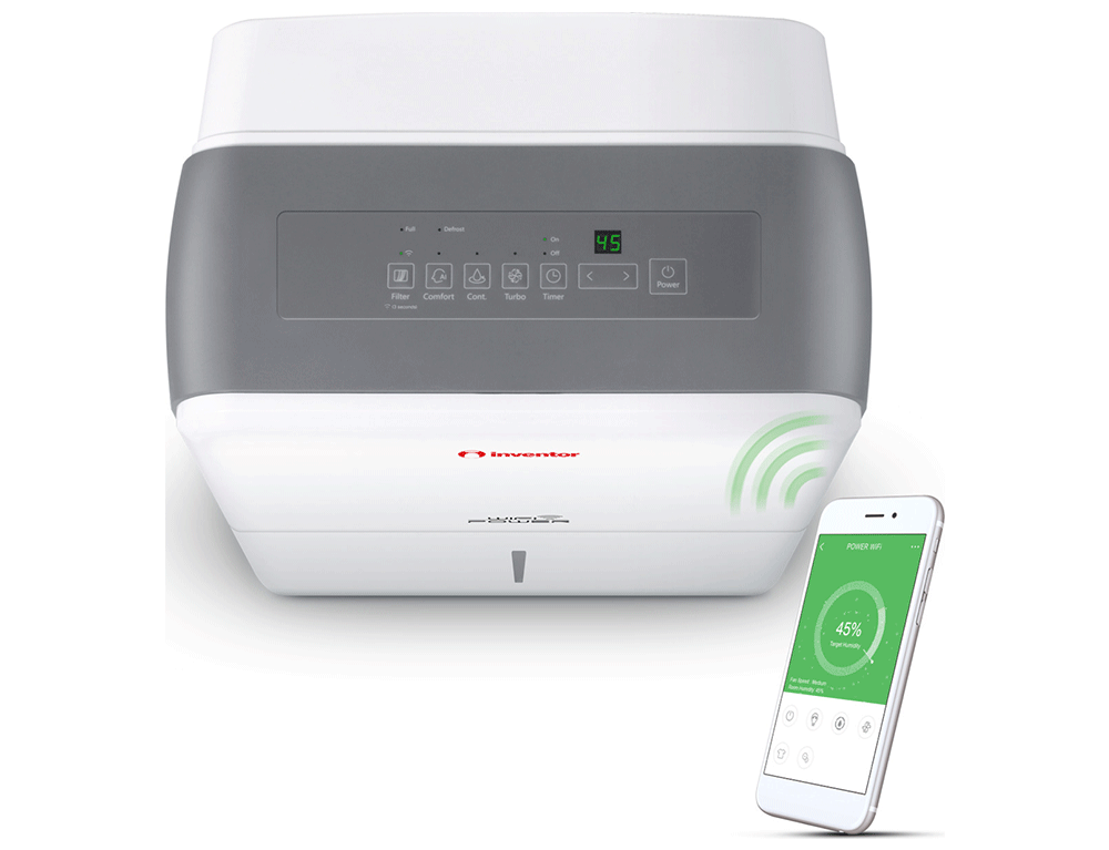 Αφυγραντήρας Inventor Power PWR-WIFI-50L με WiFi και ικανότητα αφύγρανσης 50 λίτρα / ημέραPWR-WIFI-50L 2