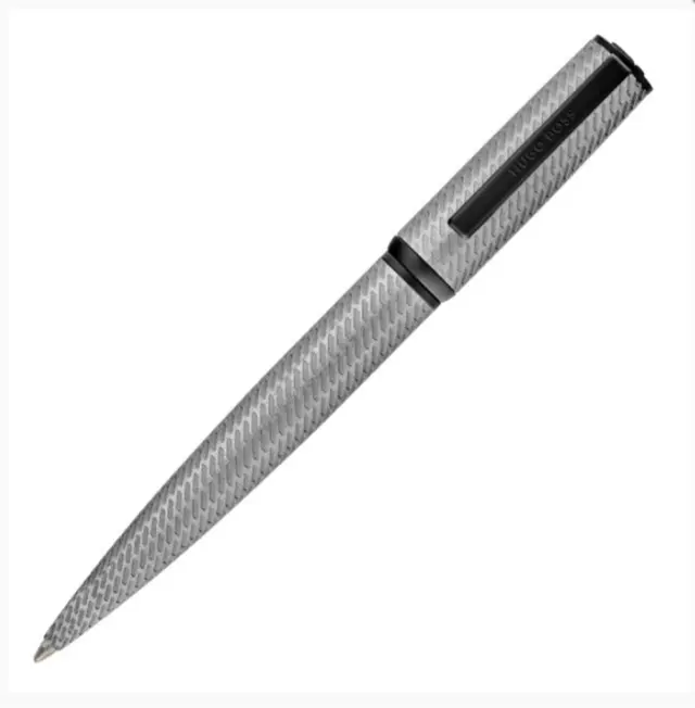Hugo Boss Arche Pattern Silver Στυλό Διαρκείας / HST6654B (Hugo Boss)