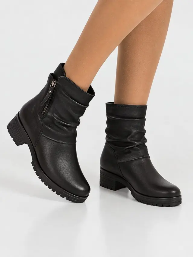 Gabor Μποτάκια Γυναικείο δέρμα Μαύρο GAB/72092 001-BLACK - 38 2