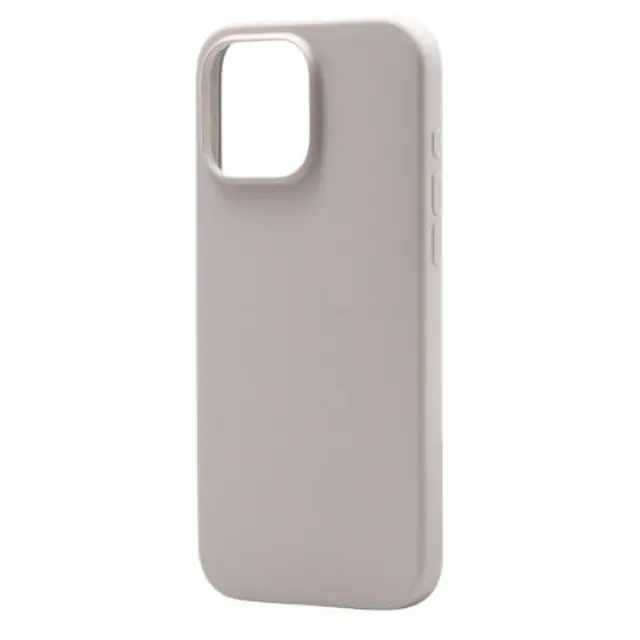 Θήκη Liquid Silicon inos Apple iPhone 16 Pro 5G Velvet Ανοιχτό Γκρι N66009