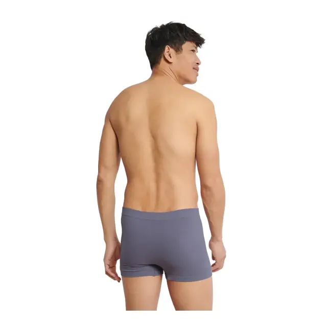Sloggi Ανδρικό Boxer GO Smooth Short - Διπλό Πακέτο, Χρώμα Μαύρο-Γκρι 3
