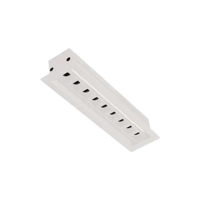 Lines 04267/W/9/W Χωνευτό σταθερό σποτ led 8W 3000K λευκό Άσπρο