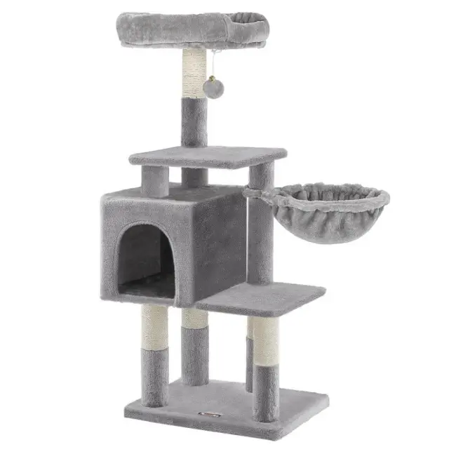 Feandrea Cat Tower, Height 110 cm, up to 3 cats (PCT52W) (FEAPCT52W)