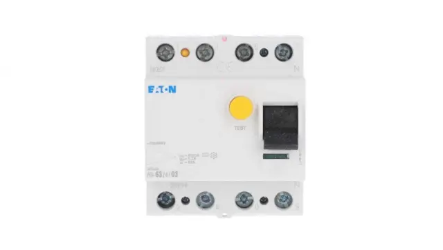 PF6-63/4/03 Residual current circuit breaker (RCCB), 63A, 4 p, 300mA, type AC