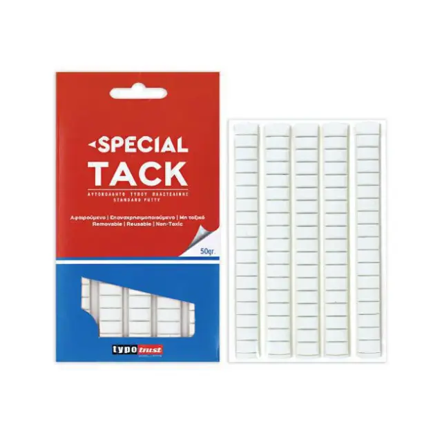 Typotrust Αυτοκόλλητα Πλαστελίνης Special Tack 50gr (TG5020)