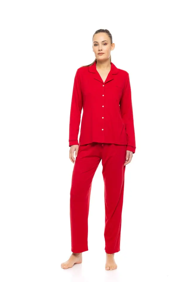 W1841 - Type - PYJAMA BUTTONED RASPBERRY