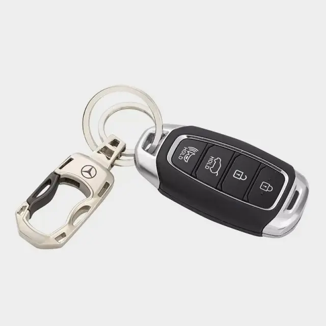 Μπρελόκ Με Λογότυπο Mercedes Auto Set AS3601S Ασημί - ONESIZE 2