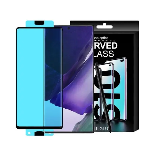Hurtel Screen Protection 3D Edge Nano Flexi Glass Hybrid Full Screen Protector with Frame Samsung Galaxy S21+ 5G Black